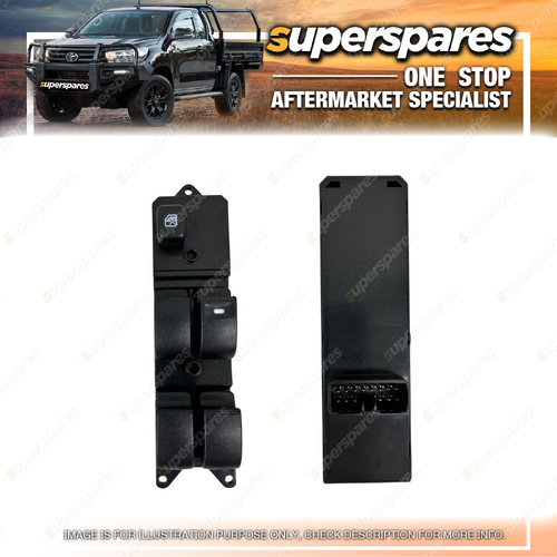 Superspares Front Window Switch Main for Mitsubishi Lancer CG CH CJ CF 2002-2017