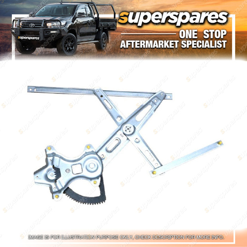 Superspares Front LH Window Regulator for Hyundai I20 PB 2010-2015 Without Motor