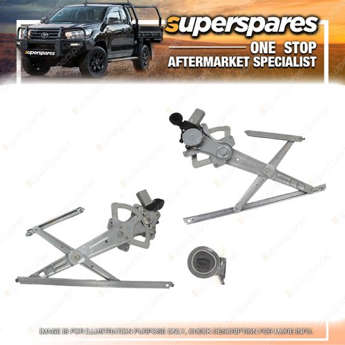 Superspares Front LH Window Regulator for Toyota Corolla ZRE172 13-19 2 Pin Plug