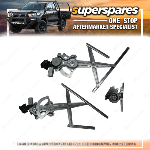 Superspares Front LH Window Regulator for Toyota Corolla ZRE182 ZWE186 7 Pins