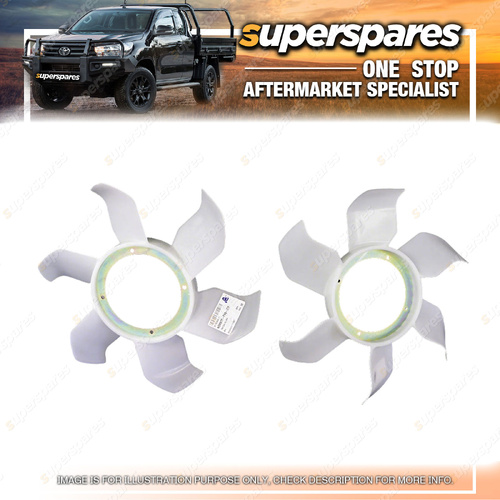 1 Piece of Superspares Fan Blade for Mitsubishi Triton ML MN 07/2006-01/2015