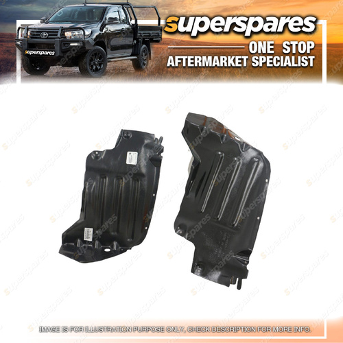 Superspares Left Hand Side Guard Liner for Mitsubishi Triton MQ 01/2015-10/2018