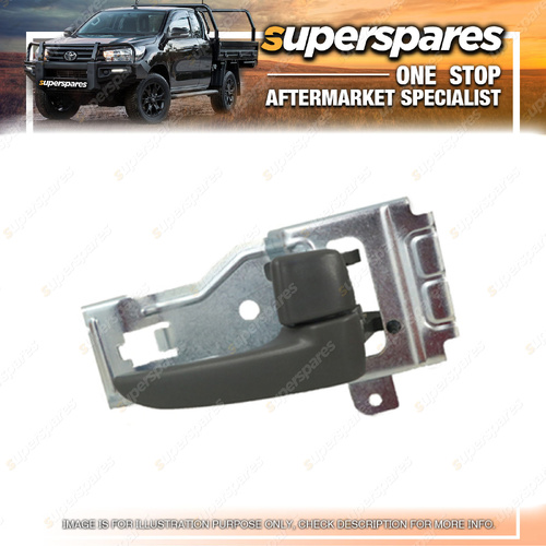 Superspares Front RH Door Handle Inner for Ford Ranger PJ PK 2006-2011 Dark Grey