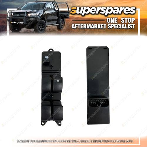 Superspares Front Window Switch Main for Mitsubishi Triton ML MN 07/2006-01/2015