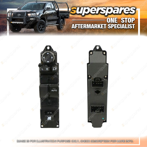 Superspares Front RH Window Switch for Mazda 2 DE 06/2007-08/2014