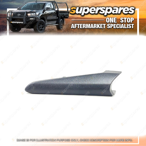 Superspares Left Hand Side Bar Mould Black for Mazda 3 BN 05/2016-01/2019