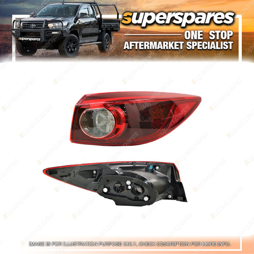 Superspares Right Hand Side Outer Tail Light for Mazda 3 BN 05/2016-01/2019