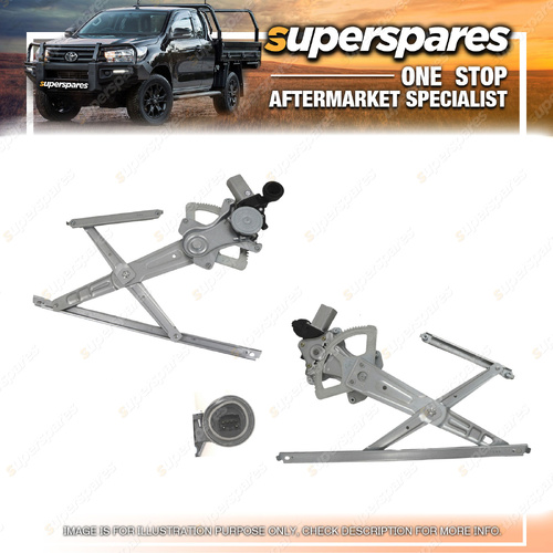 Superspares Front RH Window Regulator for Toyota Corolla ZRE172 13-19 2 Pin Plug