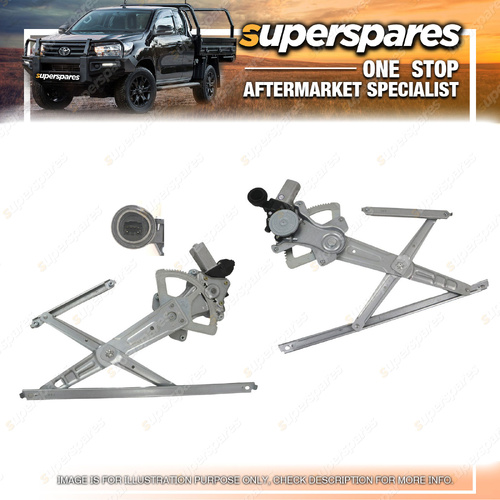 Superspares Front RH Window Regulator for Toyota Corolla ZRE172 13-19 6 Pin Plug