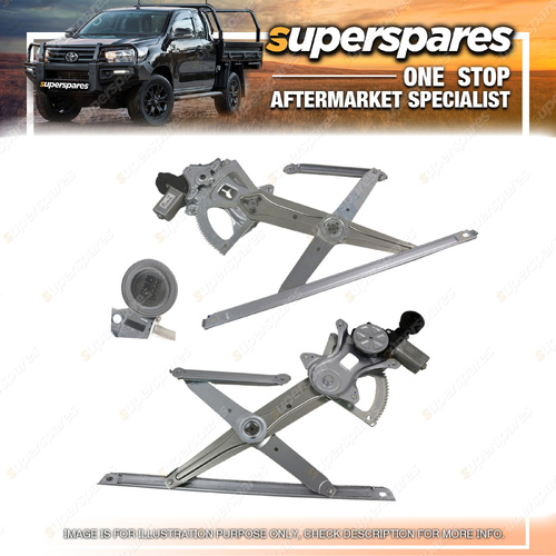 Superspares Front RH Window Regulator for Toyota Corolla ZRE182 ZWE186 2 Pins