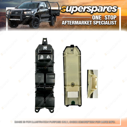 Superspares Front RH Window Switch for Toyota Corolla ZRE182 13-15 20 Pins