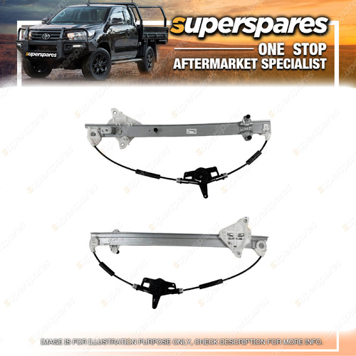 Superspares Front RH Window Regulator for Mazda Cx-5 KF 02/2017-On Without Motor
