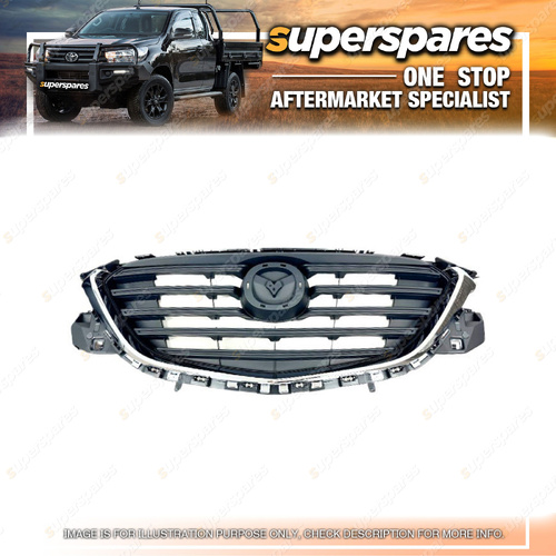 Superspares Grille for Mazda CX-9 TC 07/2016-2023 With Chorme Painting Mould