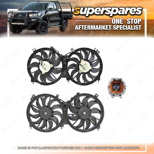 1 Piece of Superspares Radiator Fan for Nissan Murano Z51 10/2008-2015