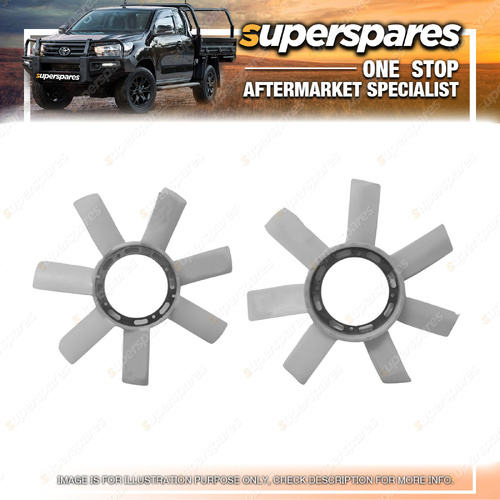 1 Piece of Superspares Fan Blade for Nissan Navara D23 05/2015-12/2020