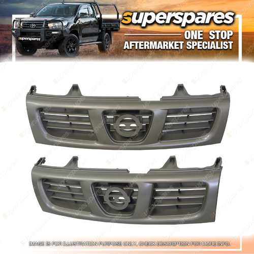 1 Piece of Superspares Front Grille for Nissan Navara D22 06/2000-10/2001