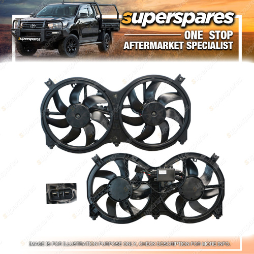 1 Piece of Superspares Radiator Fan for Nissan Pathfinder R52 10/2013-2020