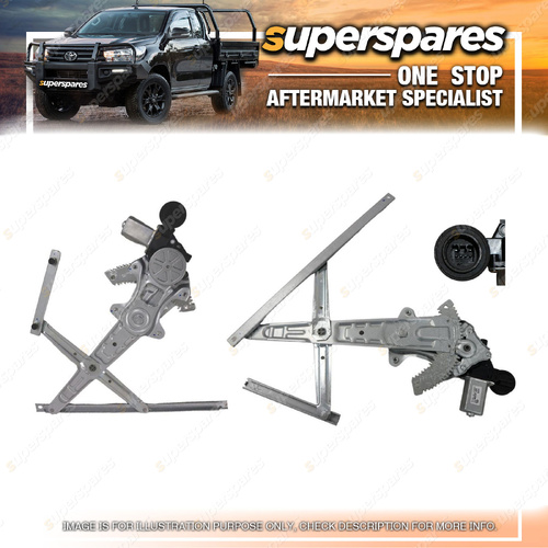 Superspares Rear LH Window Regulator for Nissan Pathfinder R52 10/2013-2020