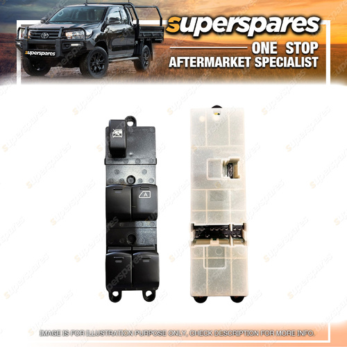 Superspares Window Switch Main for Nissan Pathfinder R51 01/2005-09/2013