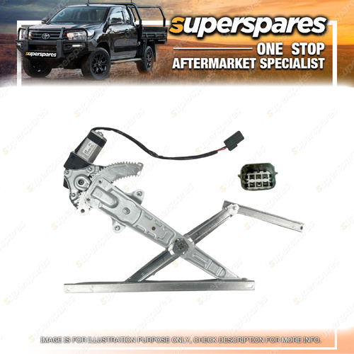 Superspares Rear LH Window Regulator for Nissan Pulsar C12 03/2013-04/2016