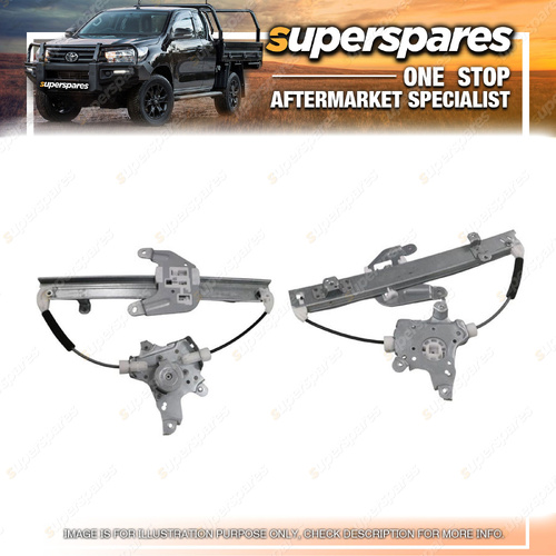 Superspares Rear LH Window Regulator for Nissan X-Trail T31 09/2007-02/2014