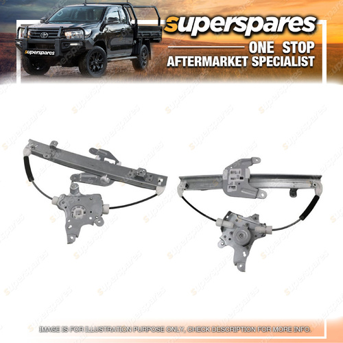 Superspares Rear RH Window Regulator for Nissan X-Trail T31 09/2007-02/2014