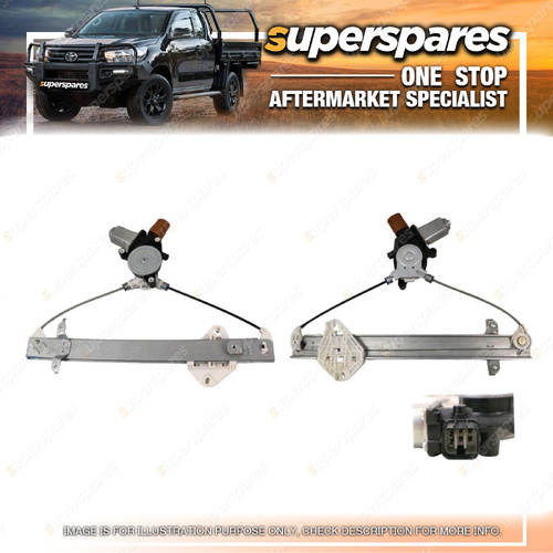 Superspares Rear LH Window Regulator for Subaru Forester SH 01/2008-12/2012