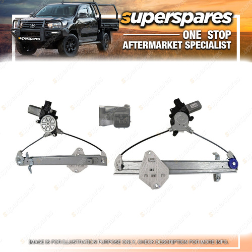 Superspares Rear LH Window Regulator for Subaru Impreza GE GH GR 09/2007-12/2011