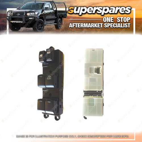 Superspares Front Window Switch Main for Subaru Impreza GE GH GR 09/2007-03/2014