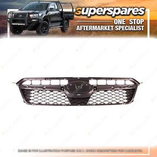 Superspares Grille for Subaru XV G4X 01/2012-04/2017 Without Chromed Frame