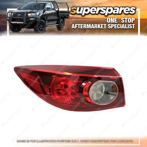 Superspares Left Hand Side Outer Tail Light for Mazda 3 BM BN 11/2013-01/2019