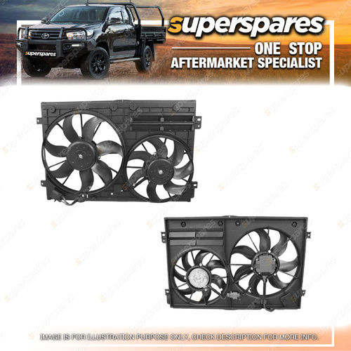 1 Piece of Superspares Radiator Fan for Skoda Octavia 1Z 03/2009-10/2013