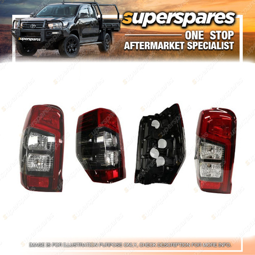 Superspares LH Tail Light for Mitsubishi Triton MR 18-23 Not For Aluminium Tray