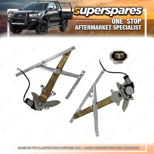 Superspares Front RH Window Regulator for Suzuki Jimny SN413 10/1998-10/2018