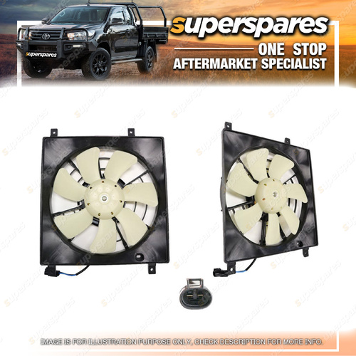 1 Piece of Superspares Condenser Fan for Suzuki SX4 GYA GYB GYC 02/2007-2014