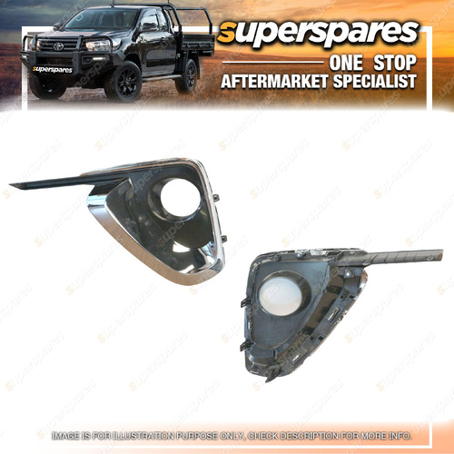 Superspares LH Fog Light Cover for Toyota Fortuner GUN156 2015-2020 With Hole