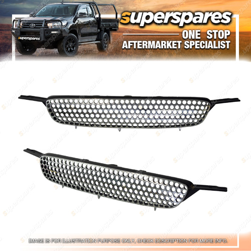 1 Piece of Superspares Front Grille for Toyota Corolla AE112 10/1998-11/1999