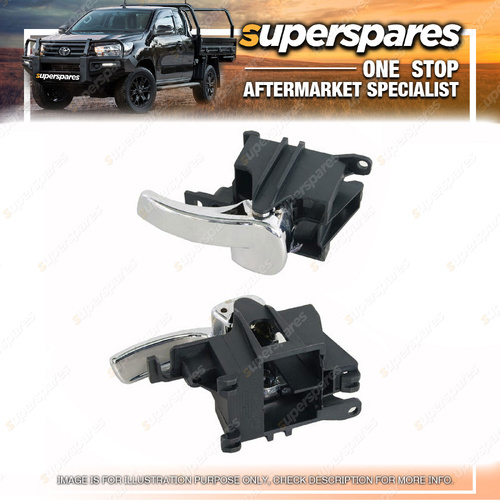 Superspares Rear LH Door Handle Chromed Inner for Nissan Pathfinder R51 05-13