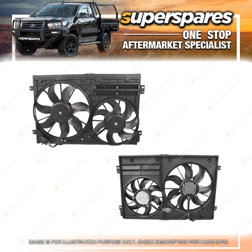 Superspares Radiator Fan for Volkswagen Beetle 9C 1Y 1L Bracket Distance 291mm
