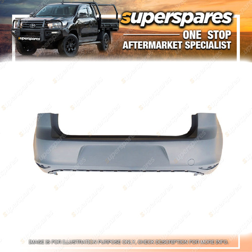 Superspares Rear Bar Cover for Volkswagen Golf MK7 5G 12-17 Without Sensor Hole