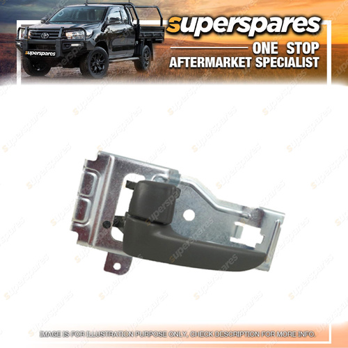 Superspares Rear LH Door Handle Inner for Mazda BT-50 UN 11/2006-09/2011 Black