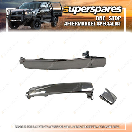 Superspares Rear LH Door Handle Outer for Nissan X-Trail T31 2007-2014 Chrome