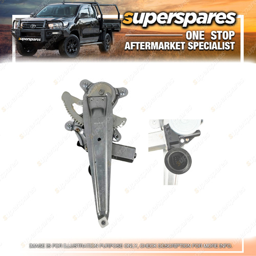 Superspares Rear LH Window Regulator for Toyota Corolla ZRE172 13-19 2 Pin Plugs