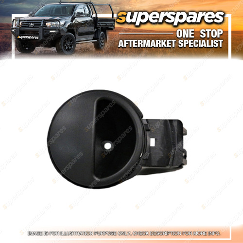 Superspares RH Door Handle Inner for Holden Barina TK 12/2005-09/2011 Black