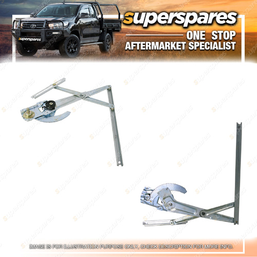 Superspares Front LH Window Regulator for Toyota Hiace YH50 YH60 YH70 1983-1989