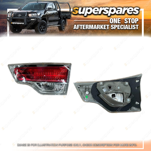 Superspares RH Inner Tail Light for Toyota Kluger GSU50 GSU55 12/2013-10/2016