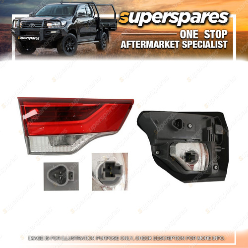 Superspares LH Inner Tail Light for Toyota Kluger GSU50 GSU55 10/2016-12/2019
