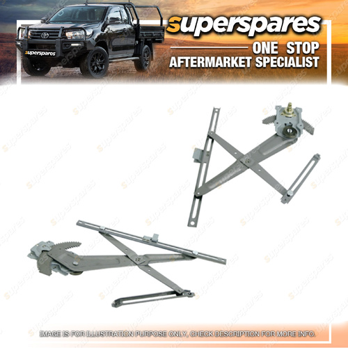 Superspares Front LH Window Regulator for Toyota Landcruiser HZJ HDJ FZJ80 90-98