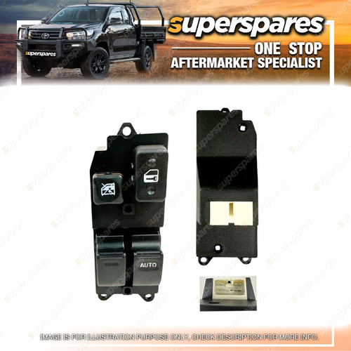 Superspares RH Window Switch for Toyota Landcruiser HDJ78 HDJ79 2001-2006