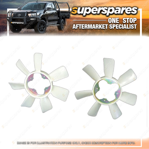 1 Piece of Superspares Fan Blade for Toyota Prado GRJ120 02/2003-10/2009